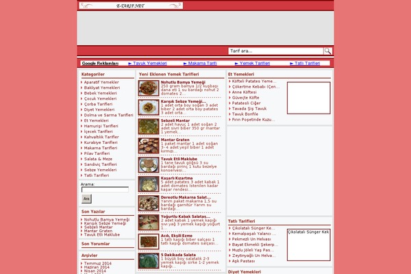 lezzetduragi.org site used Wb-tarif