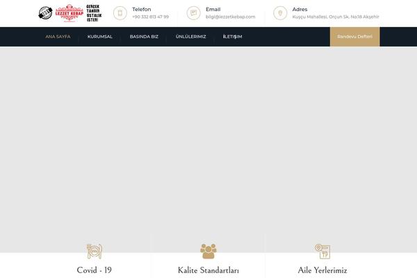 Nutrico theme site design template sample