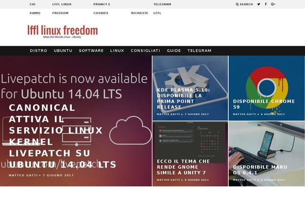 Zeen theme site design template sample
