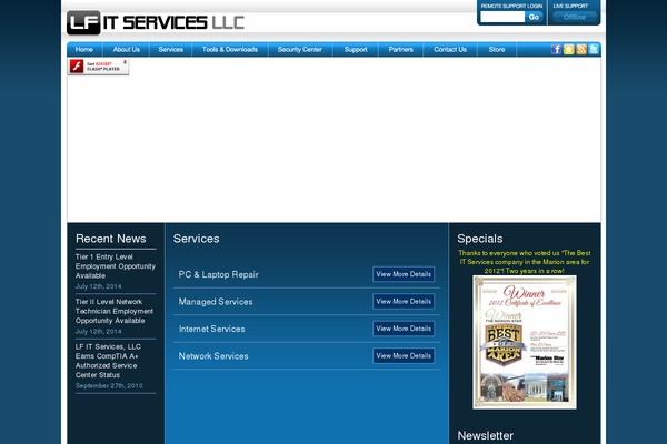 Site using Frontpage-slideshow plugin