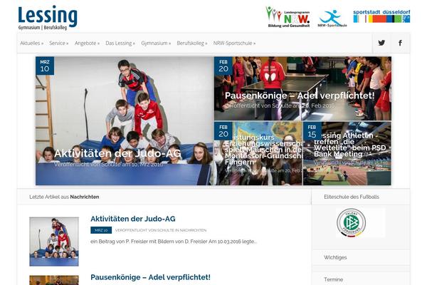 Nexus theme site design template sample