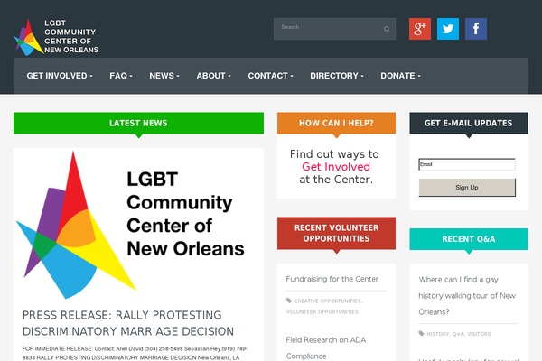 center-child theme websites examples
