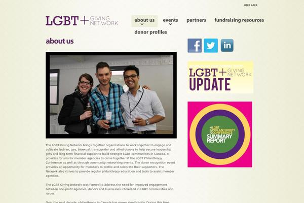 lgbtgivingnetwork.org site used Theme1073