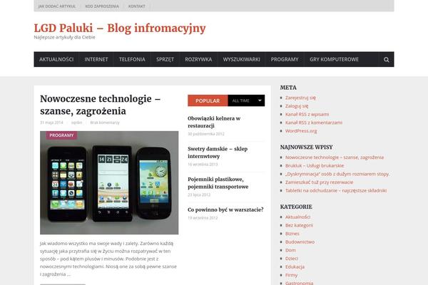 NewsOnline theme site design template sample