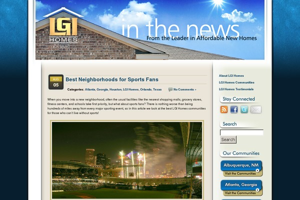 lgihomesblog.com site used Lgi_theme