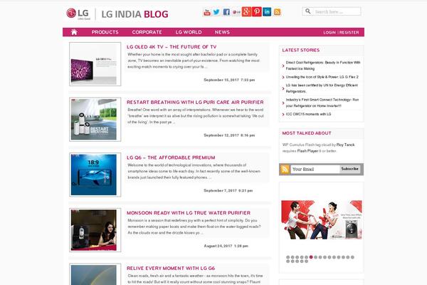 Site using WP-Cumulus plugin