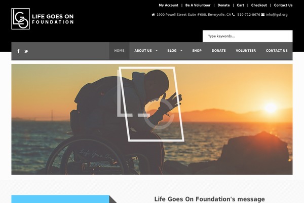 Charity Hub v1.02 theme site design template sample