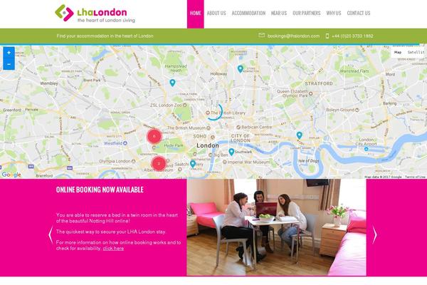 Homey-child theme site design template sample