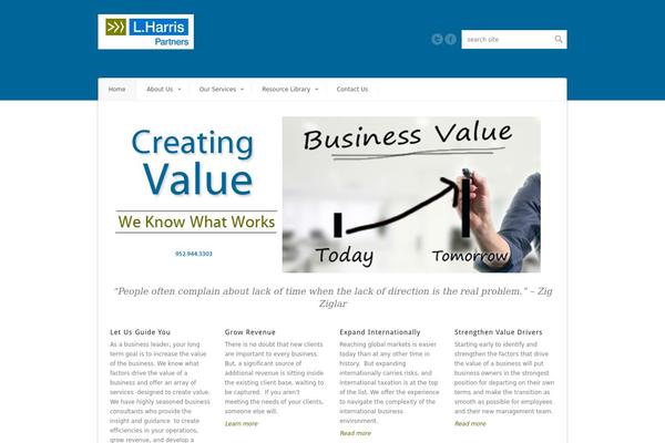 Abundance theme site design template sample