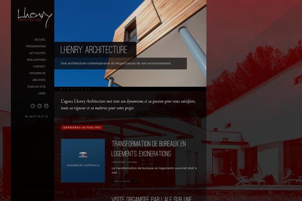 Myriad theme site design template sample