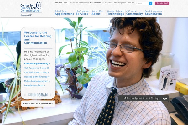 Chc theme site design template sample