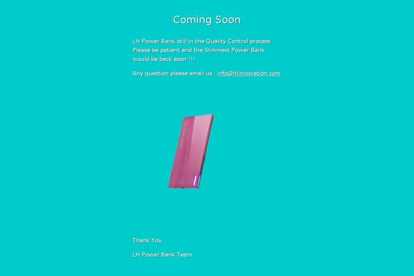 Site using Ultimate Coming Soon Page plugin