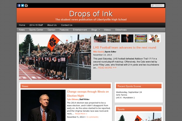 Sno Flex theme site design template sample
