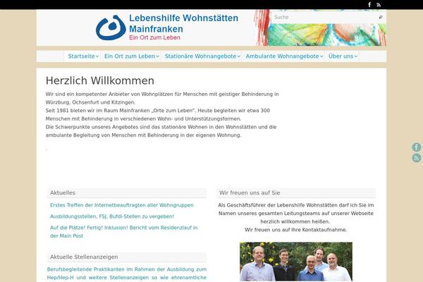 Tempera theme site design template sample