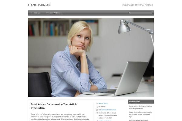 Silverclean Lite theme site design template sample