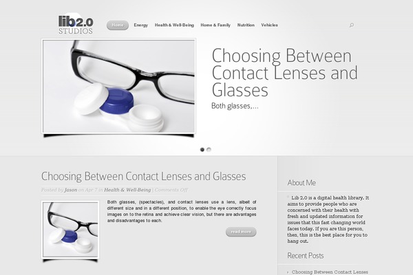 Nova theme site design template sample
