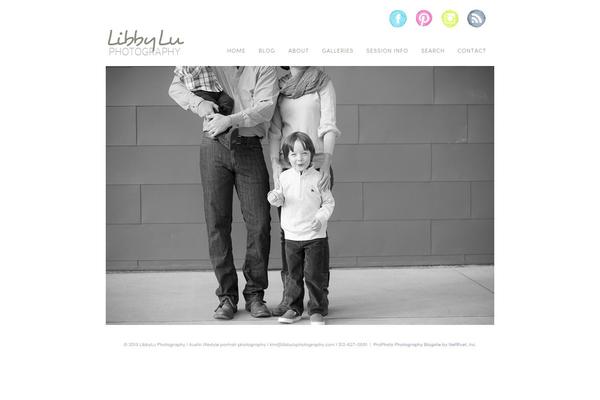 Prophoto4 theme site design template sample