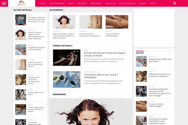 Flex Mag theme site design template sample