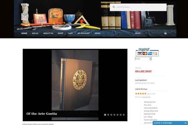 Storefront theme site design template sample