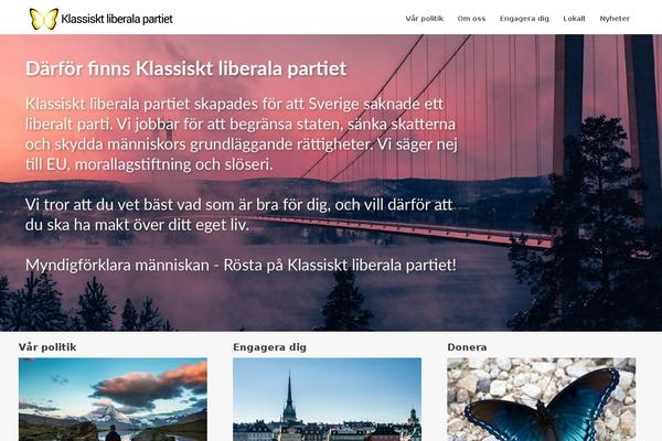 Campaign theme site design template sample