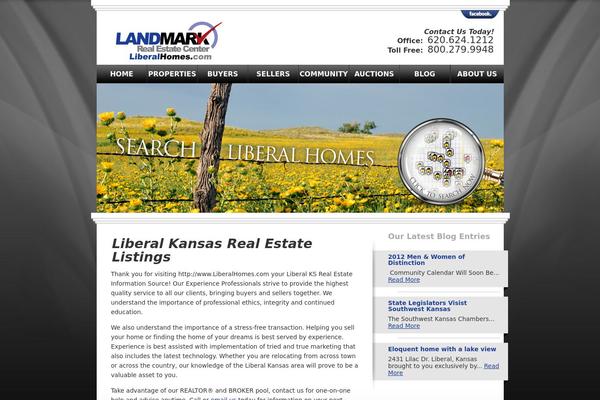 Landmark theme site design template sample
