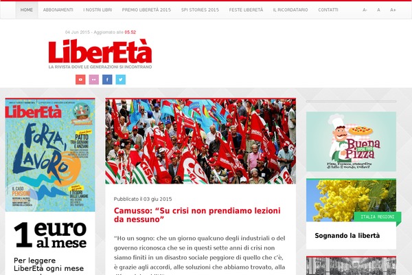 libereta.it site used Libereta