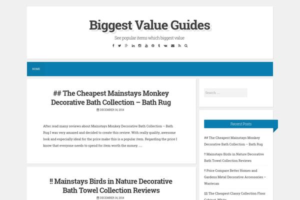 Blogghiamo theme site design template sample