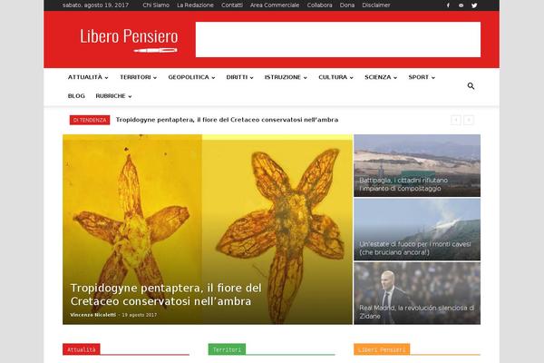 NewsMag theme site design template sample