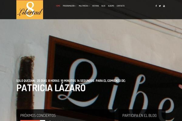 Vocal theme site design template sample