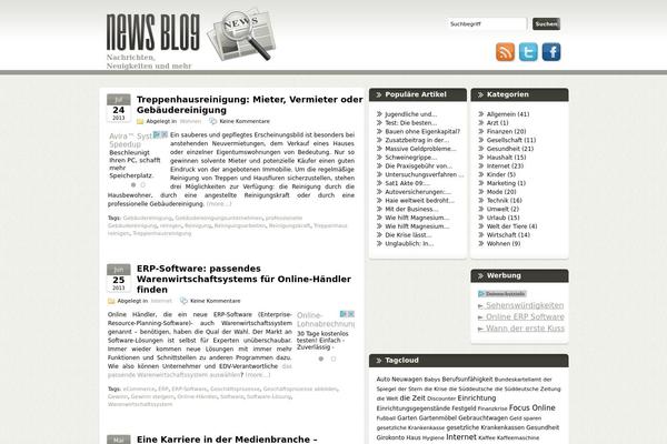 Libertarianrant theme site design template sample