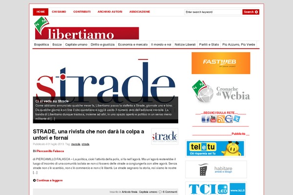 Gazette theme site design template sample