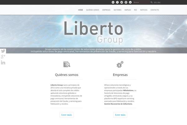 Rockefeller theme site design template sample