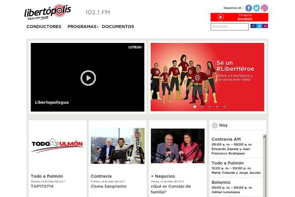 Site using Bbpowerpack plugin
