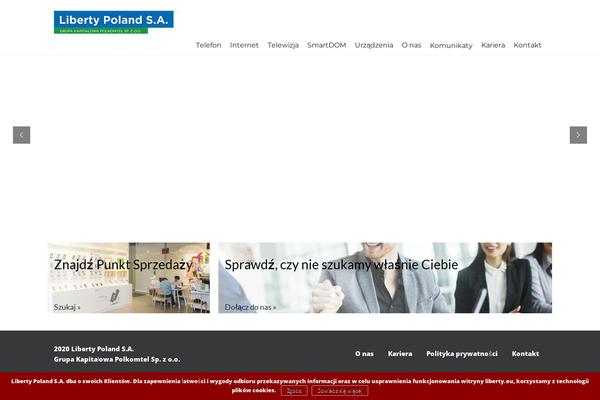 Liberty theme site design template sample