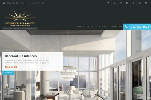 libertyalliancereg.com site used Realhomes Theme