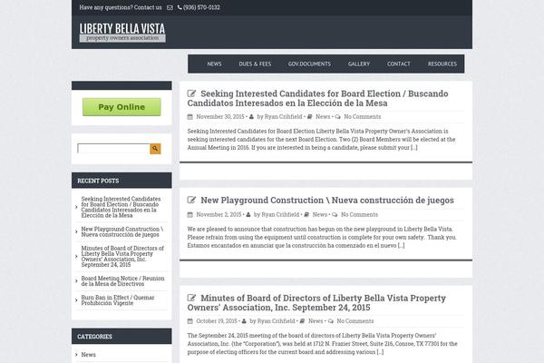 Terrifico theme site design template sample