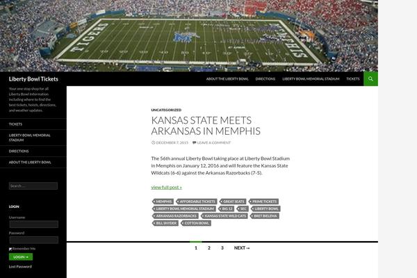 Twenty Fourteen theme site design template sample