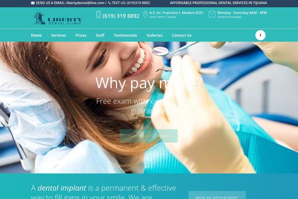 Websensemx theme site design template sample