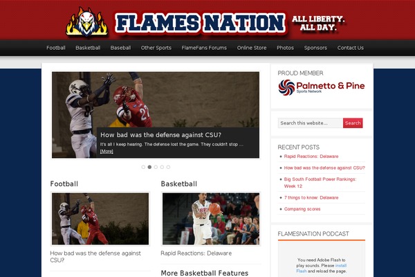Site using Genesis Responsive Slider plugin