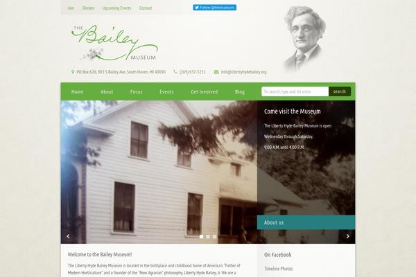 Bailey theme site design template sample