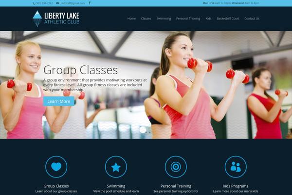 Divi child theme site design template sample