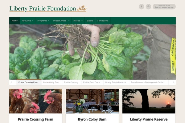 Natural theme site design template sample