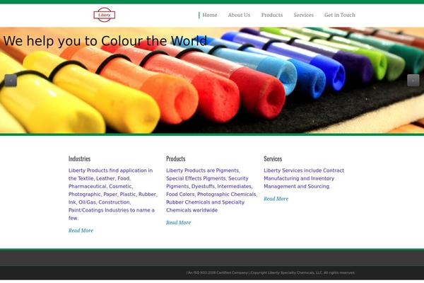 Site using Horizontal Footer Sitemap - Widget plugin