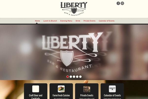 Dine & Drink theme site design template sample