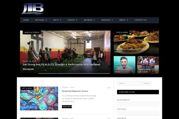 SmartMag theme site design template sample