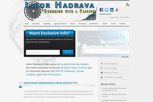 (in)SPYR theme site design template sample
