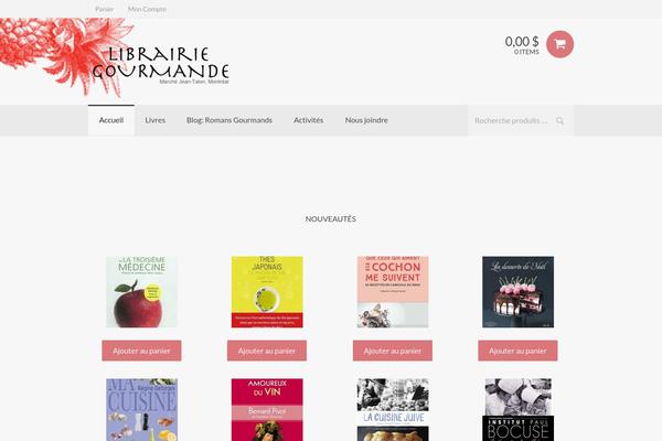 librairiegourmande.ca site used Peddlar