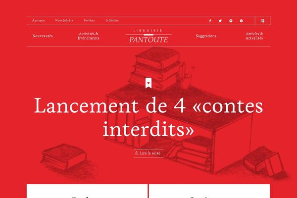librairiepantoute.com site used Imedia