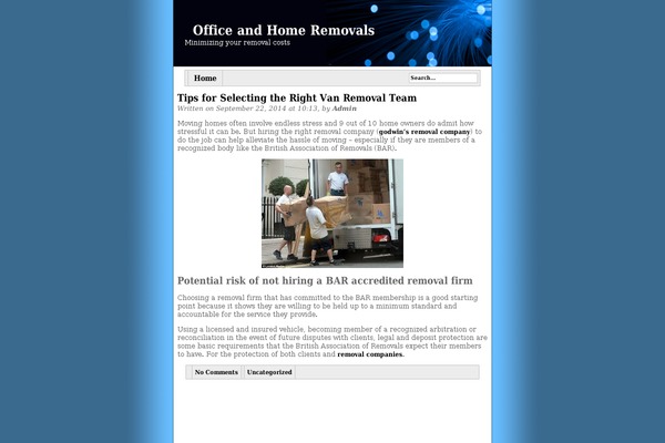Blue Basic theme site design template sample