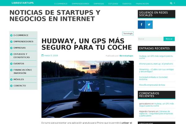 librestartups.com site used Maxflat